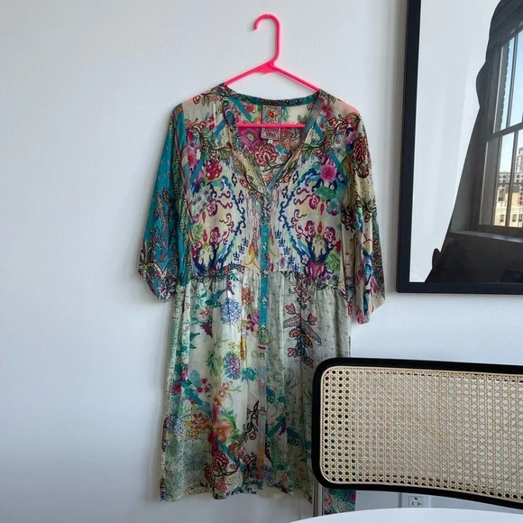 Johnny Was | Dresses | Johnny Was Midi Dress Size Xs | Poshmark